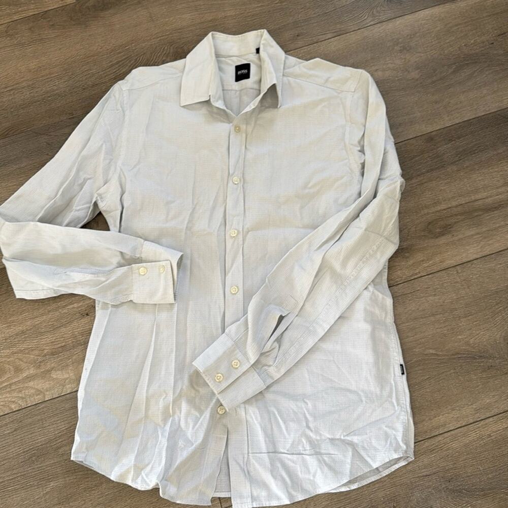 Hugo Boss Button Down Cotton Shirt Size Medium